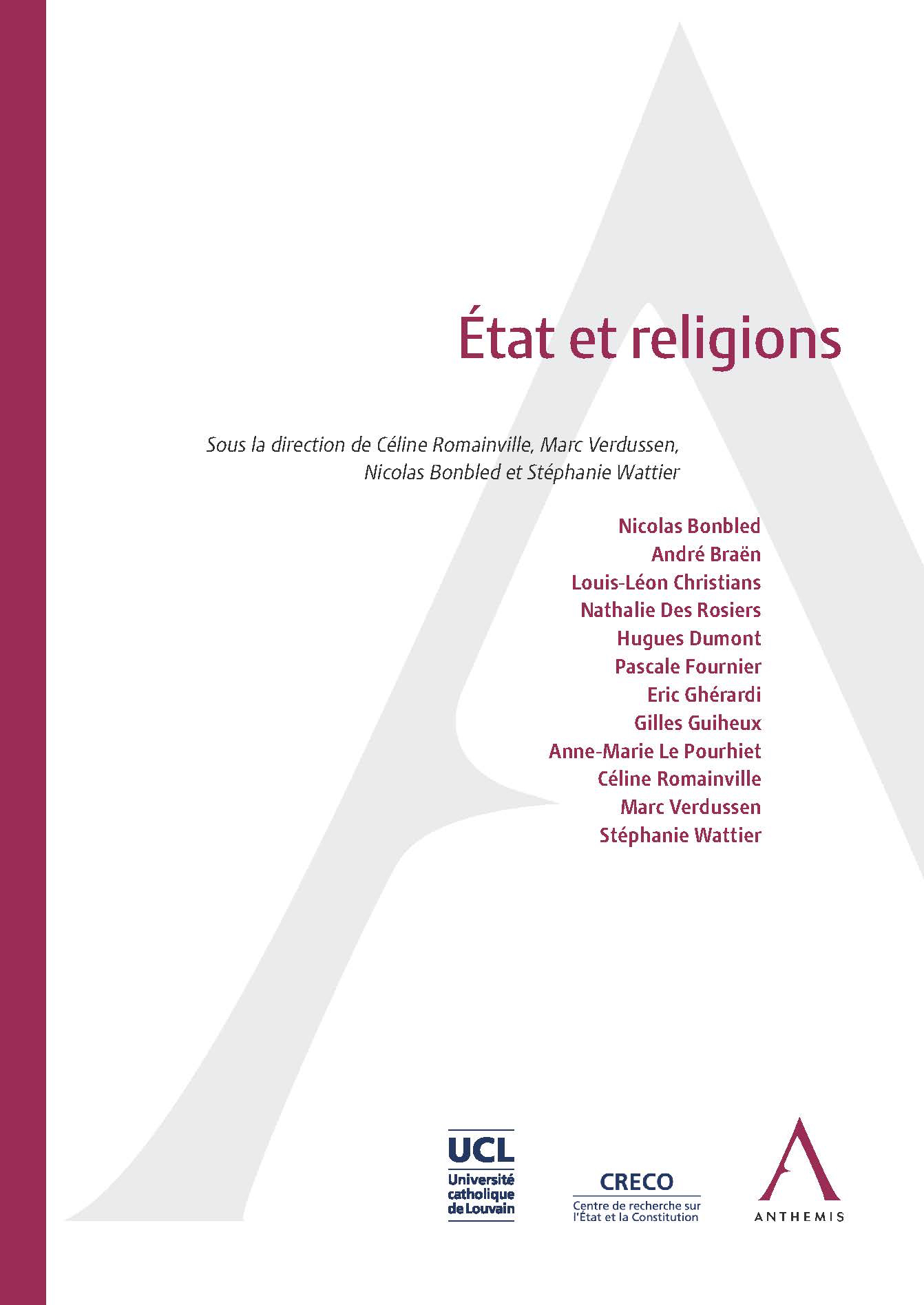 Etat et religions Pascale Fournier